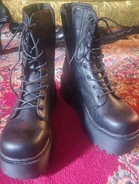 Brand New Current Mood Combat Boots